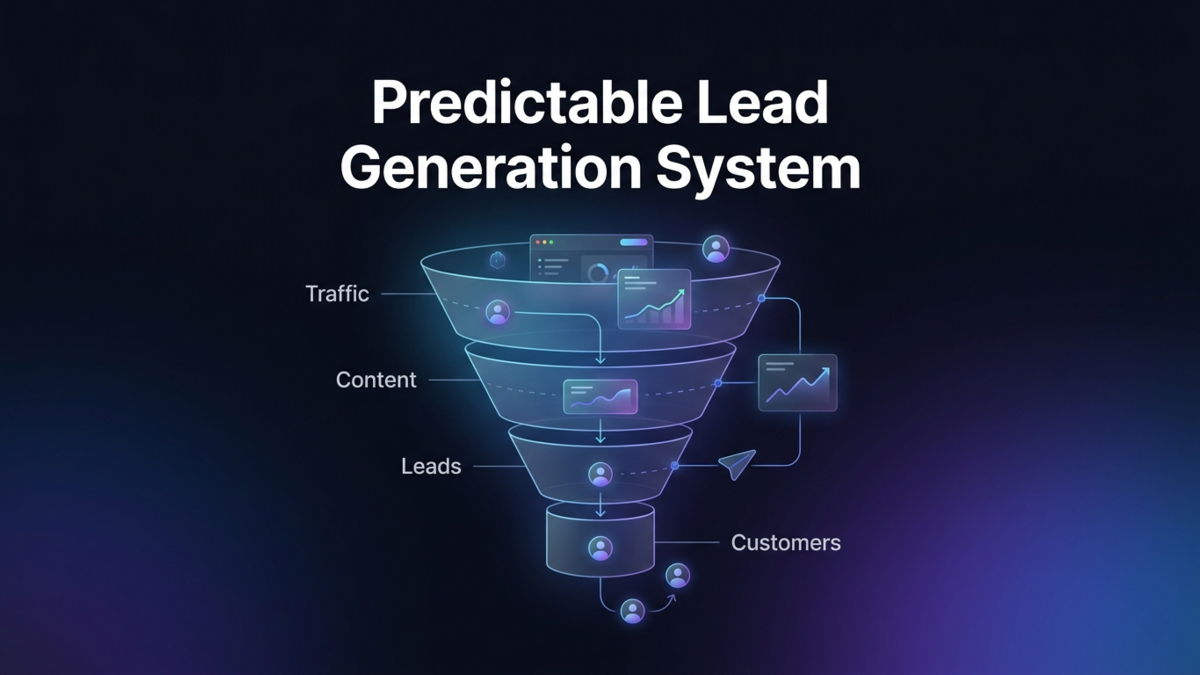 Stop Guessing: How to Build a Predictable Lead Generation System (Even With Low Traffic)